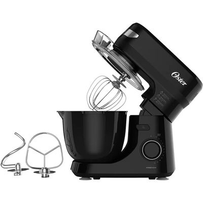 Batedeira Planetária Bowl Black III Oster OBAT640 850W 12 Velocidades Tampa Antirrespingos Preto / 220V