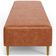 Kit 02 Puffs Decorativo Sala de Estar Bali W01 Pés Palito 190x60cm Couríssimo Camel - Lyam Decor