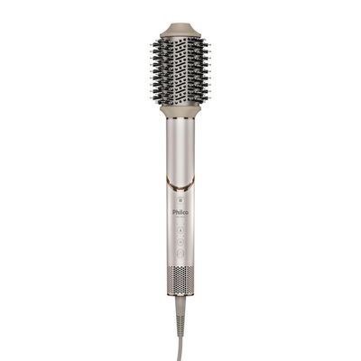 Secador de Cabelos Philco PSC3500 4 em 1 Dobrável Íon Tourmaline Dourado / 110V