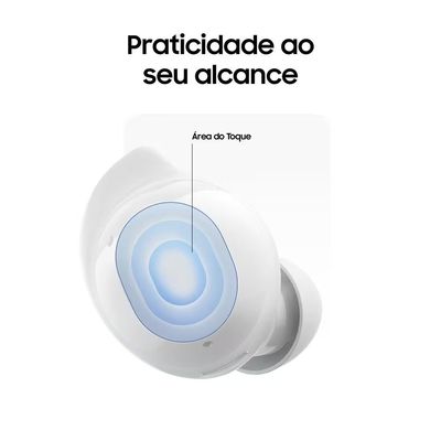 Fones de Ouvido Galaxy Buds Core Intra-auricular Bluetooth Cancelamento de Ruído IA Branco Samsung Branco / Bivolt