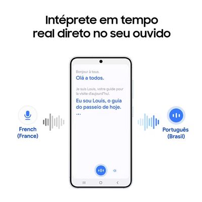 Fones de Ouvido Galaxy Buds Core Intra-auricular Bluetooth Cancelamento de Ruído IA Branco Samsung Branco / Bivolt