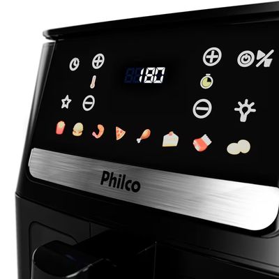 Fritadeira Elétrica PAF65A Redstone 6,5L 1700W Air Flow Philco Preto / 220V