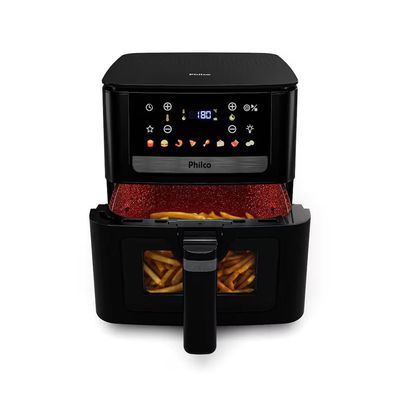 Fritadeira Elétrica PAF65A Redstone 6,5L 1700W Air Flow Philco Preto / 220V