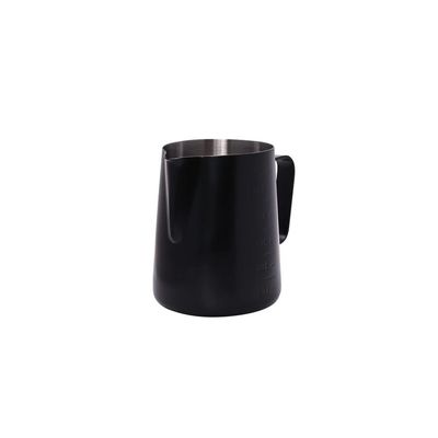 Leiteira Caneca Inox Preta Jarra Mini Bule 350ml