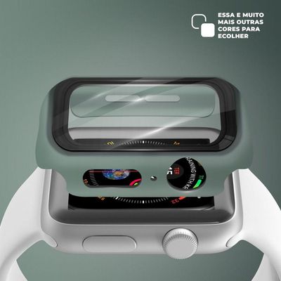 Case Armor para Apple Watch 42MM - acompanha película integrada na case - Verde - GshIeld