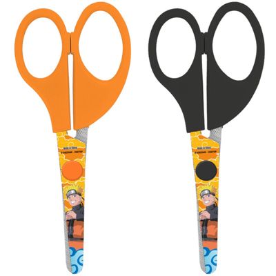 TESOURA ESCOLAR LÂMINA DECORADA - NARUTO - 13CM - TRIS