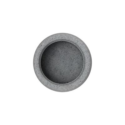 Vaso Tramontina Lótus em Polietileno Granito Pedra 8,5 cm