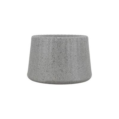 Vaso Tramontina Lótus em Polietileno Granito Pedra 8,5 cm