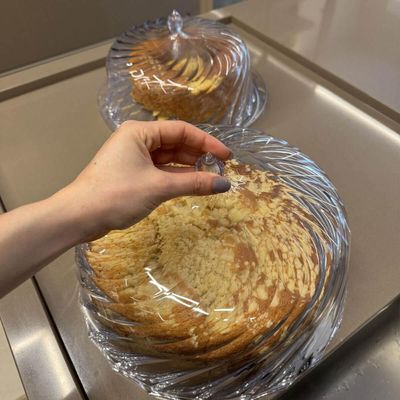 Cúpula de Plástico 25cm Transparente para Bolos Tortas Doces Pratos Glassy Crippa