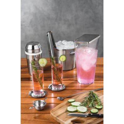 Balde de Gelo Tramontina Cosmos em Aço Inox Fosco com Borda em Brilho 14 cm 1,8 L
