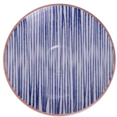 Kit 6 Xícaras com Pires de Expresso Tramontina Abstratta em Porcelana Decorada 95ml Cozinha Servir