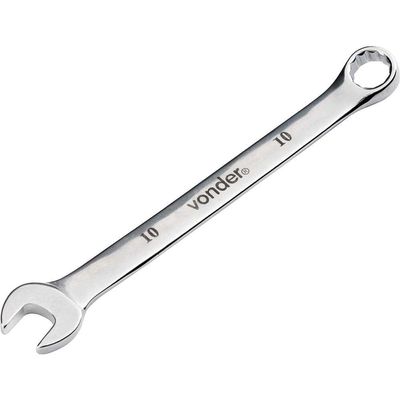 Chave Combinada 10 Mm Aço Cromo Vanádio Reta Cromada Vonder