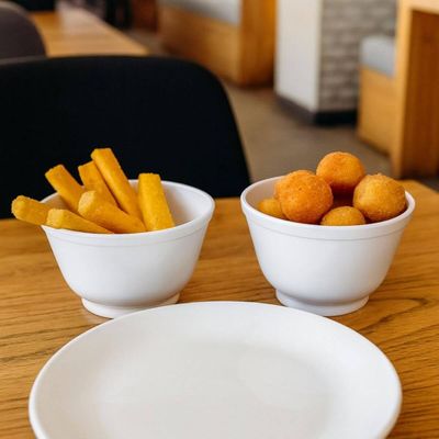 Cumbuca Uno Coza 450ml Plástica Branca Bowl Tigela Multiuso Porções Cozinha