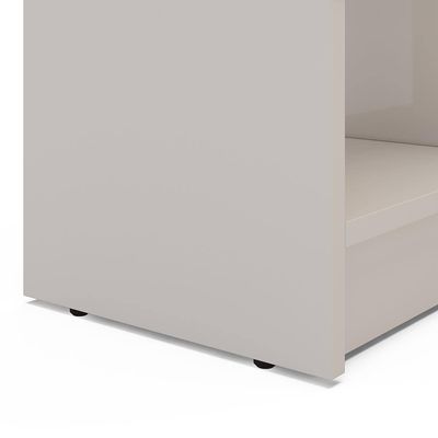 Estante de Livros Politorno Piratini Alta 9 Prateleiras 178cm Off White