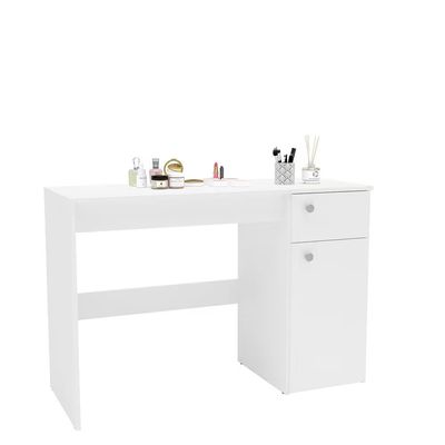 Penteadeira Iracema Espelho RecolhÍvel  Compacta MDP Pintura UV Politorno Branco