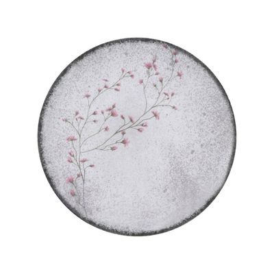 Prato Raso Tramontina Floralis em Porcelana Decorada 25 cm