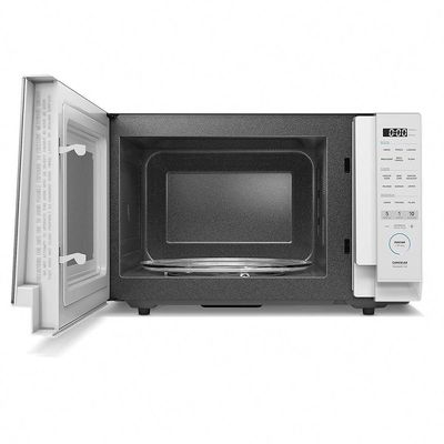 Forno Micro-ondas Midea MasterCook MHP35B 35L MasterClean 10 Níveis de Potência Branco / Bivolt