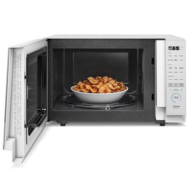 Forno Micro-ondas Midea MasterCook MHP35B 35L MasterClean 10 Níveis de Potência Branco / Bivolt