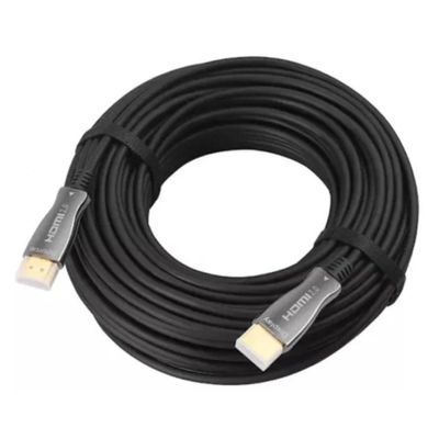 Cabo Hdmi 2.0 4K 60hz Fibra Óptica 20 Mts Full Hd Para HDTV, PS5, PC - 20 Metros