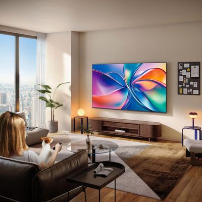 Smart TV 65 4K UHD QLED 65Q6QV 65Q6QV HDR10 Dolby Atmos Vidaa U9 Hisense Preto / Bivolt