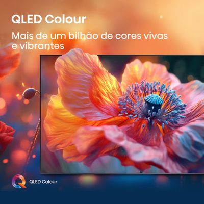 Smart TV 65 4K UHD QLED 65Q6QV 65Q6QV HDR10 Dolby Atmos Vidaa U9 Hisense Preto / Bivolt