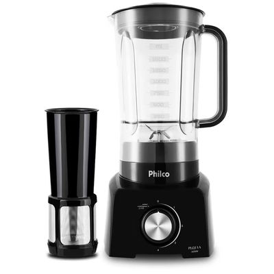 Liquidificador PLQ11A 1050W 2,7L 4 Vel. Tritura Gelo Philco Preto / 220V
