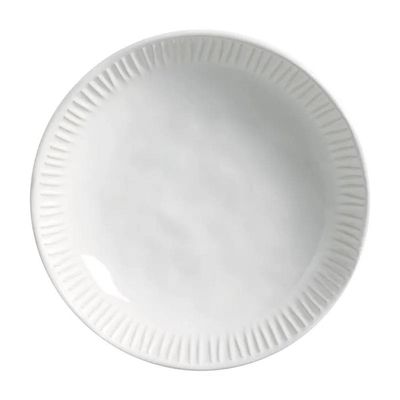 Conjunto de Pratos Fundos Linhas New White 830ml 06 Peças Porto Brasil Branco