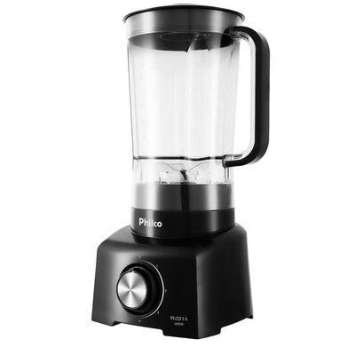 Liquidificador PLQ11A 1050W 2,7L 4 Vel. Tritura Gelo Philco Preto / 110V