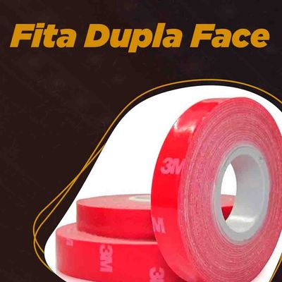 Rolo De Fita Dupla Face Adesiva 3m 1 Metro X 9,5mm