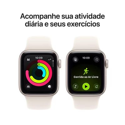 Apple Watch SE 3 GPS 44mm Pulseira Esportiva M/G Estelar