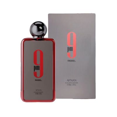 Afnan 9pm Rebel Eau de Parfum 100ml Perfume Masculino Árabe 100ml / Incolor