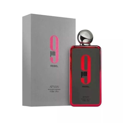 Afnan 9pm Rebel Eau de Parfum 100ml Perfume Masculino Árabe 100ml / Incolor