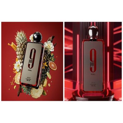 Afnan 9pm Rebel Eau de Parfum 100ml Perfume Masculino Árabe 100ml / Incolor