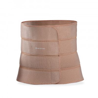 Faixa Abdominal 4 Painéis Ortho Care Dellamed G / Bege