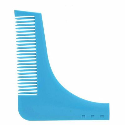 Pente Modelador Barba Bigode Aparador Pelos Barbeiro Barbearia Azul