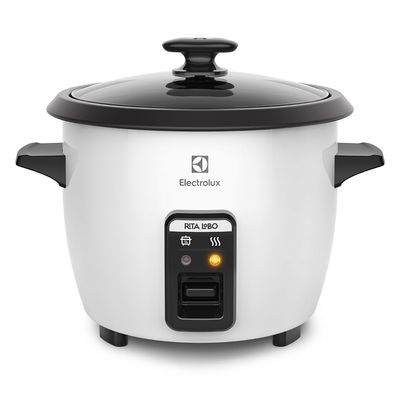 Panela de Arroz Elétrica Electrolux por Rita Lobo 1,3L Branca Efficient (RCB50) 127V