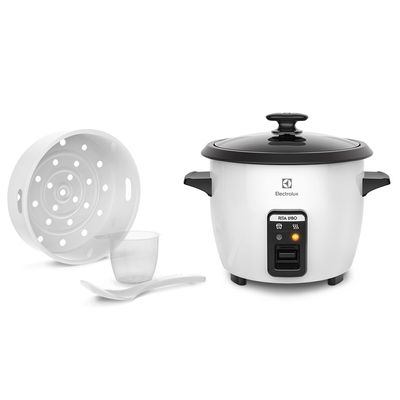 Panela de Arroz Elétrica Electrolux por Rita Lobo 1,3L Branca Efficient (RCB50) 127V