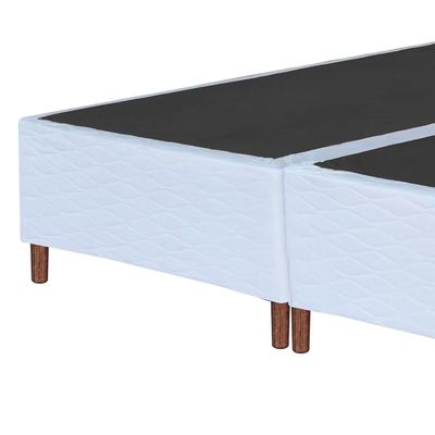 Cama Box Queen Size Itália Pillow Top Molas Ensacadas 69x158x198cm Umaflex Branco