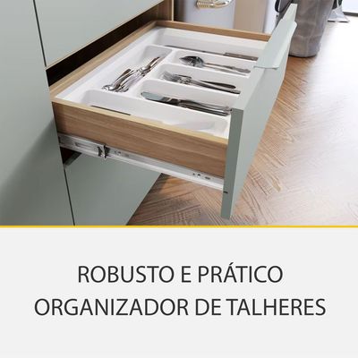 Cozinha Completa Paris 5 Peças 270cm MDF 15mm Nesher n/a