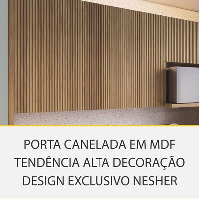 Cozinha Completa Paris 5 Peças 270cm MDF 15mm Nesher n/a