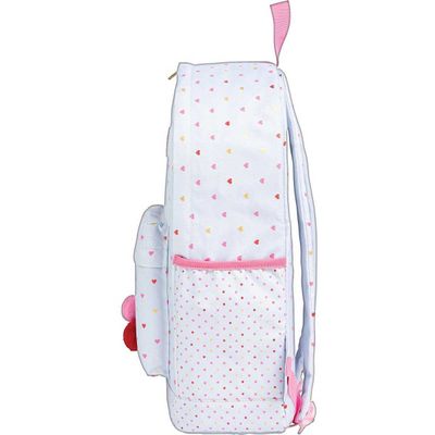 MOCHILA ACADEMIE CORACAO METALIZADO AZUL TILIBRA