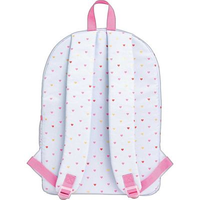 MOCHILA ACADEMIE CORACAO METALIZADO AZUL TILIBRA