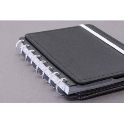 DISCOS E ELASTICO M 23MM TRANSPARENTE CADERNO INTELIGENTE