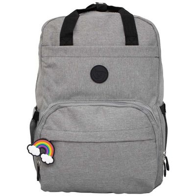 MOCHILA MATERNIDADE POLIESTER CINZA YINS