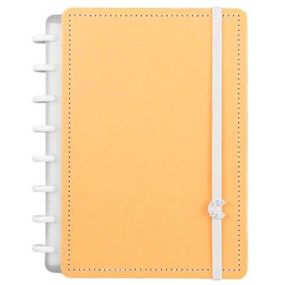 CADERNO A5 LARANJA PASTEL CADERNO INTELIGENTE
