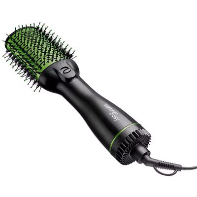 Escova Secadora Taiff Easy Oval 1200W + Chapinha Prancha Taiff Clássica Cerâmica 180°C Verde e Preto / 220V