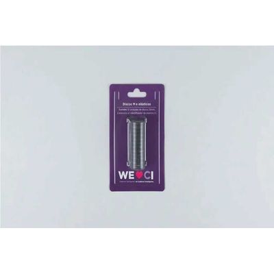 DISCOS E ELASTICO M 23MM PRETO METALICO CADERNO INTELIGENTE