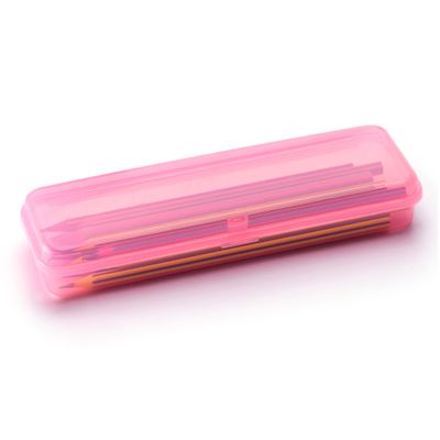 ESTOJO PLASTICO SIMPLES ROSA WALEU