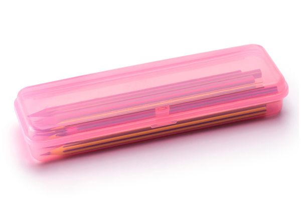 ESTOJO PLASTICO SIMPLES ROSA WALEU