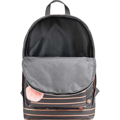 MOCHILA ACADEMIE LISTRAS E POAS ROSE TILIBRA